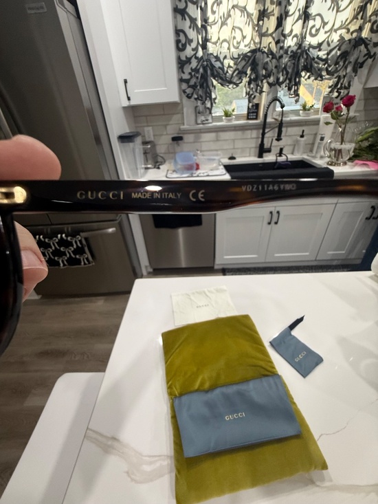 New with receipt Gucci 62mm Shield Aviator main image 16